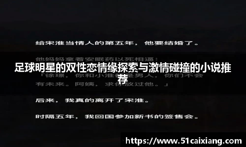 足球明星的双性恋情缘探索与激情碰撞的小说推荐